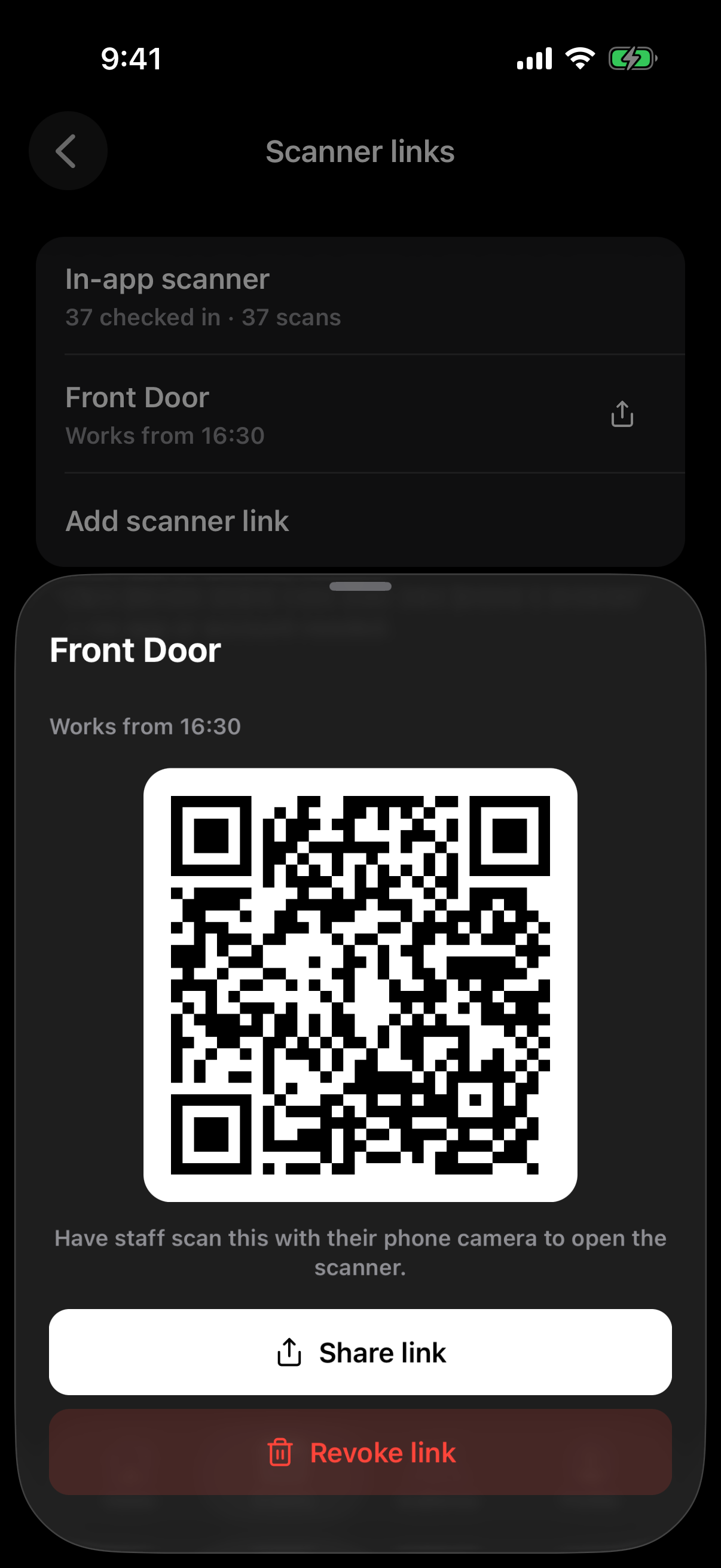 Your door team, one QR away