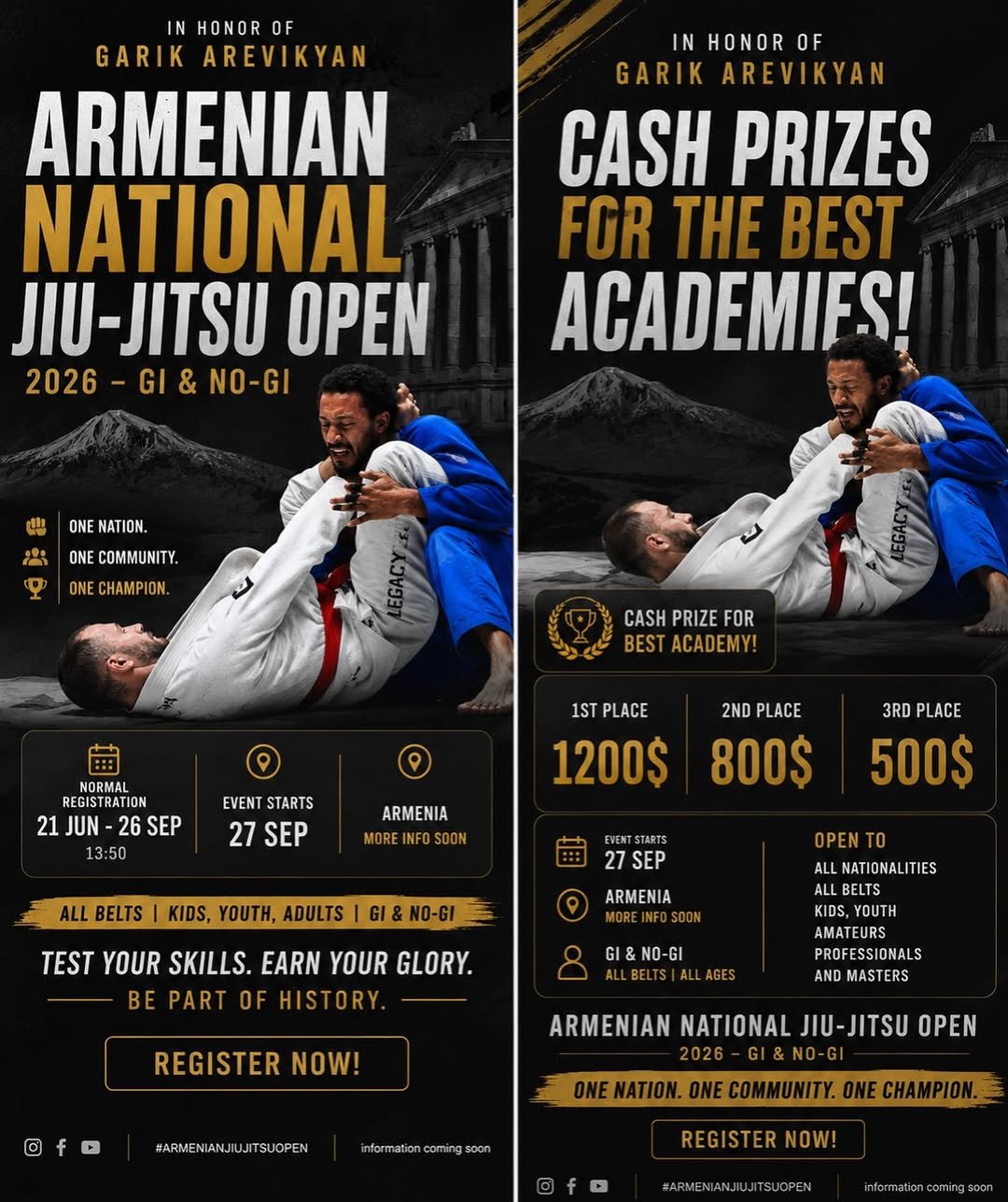 Armenian National Jiu-Jitsu Open 2026