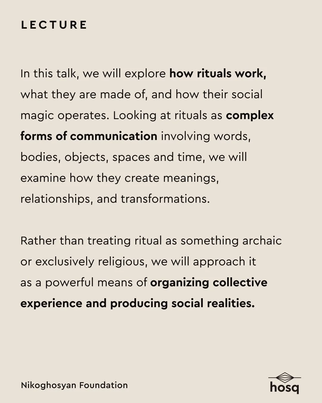 Ritual as Communication: Words, Bodies, and Things