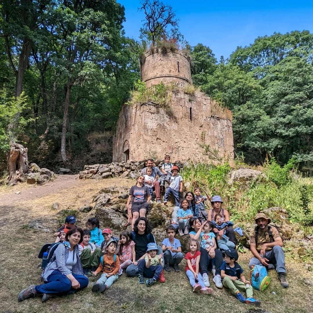 Kids Hike and Reading in Akhnabat Forest