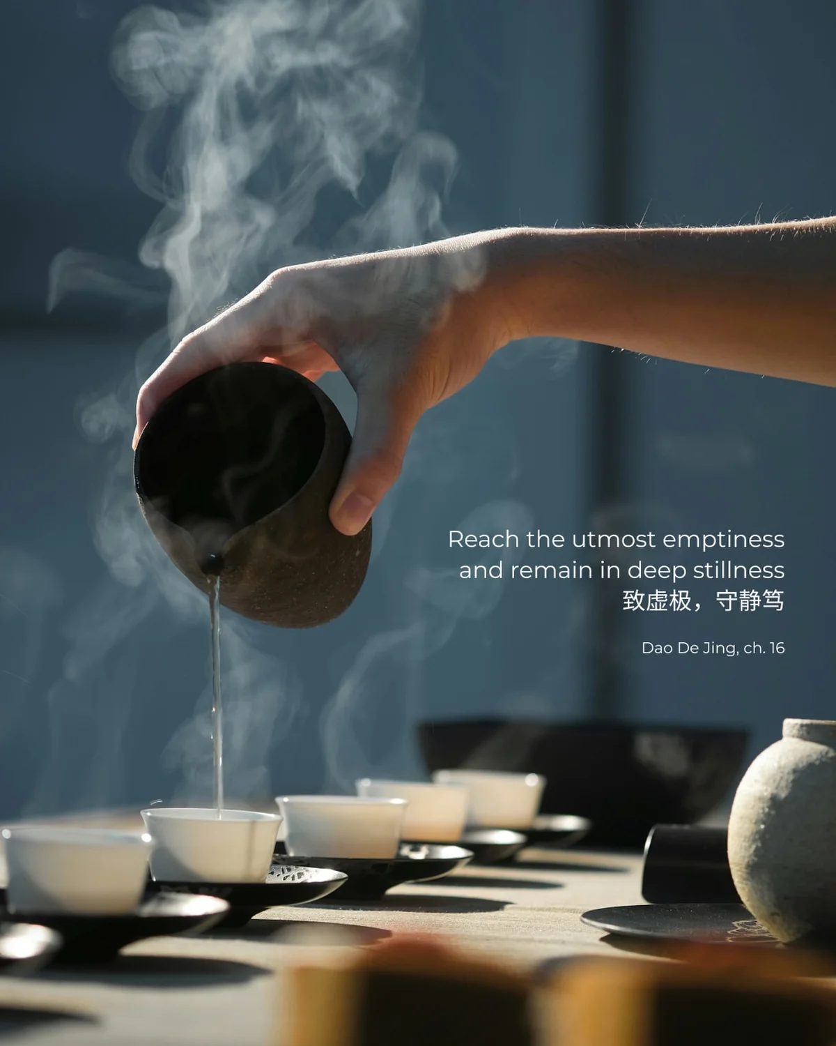 Meditative Tea Session in Silence