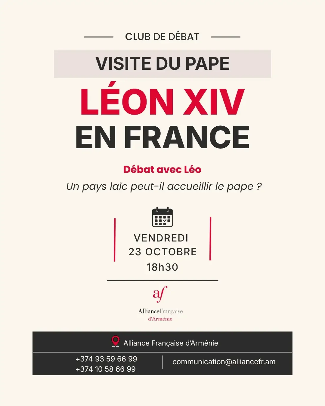 Debate Club: Pope Leo XIV’s Visit to France