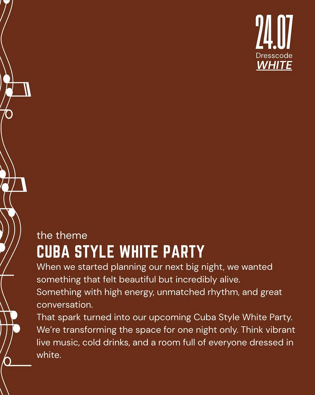 Cuba Style White Party