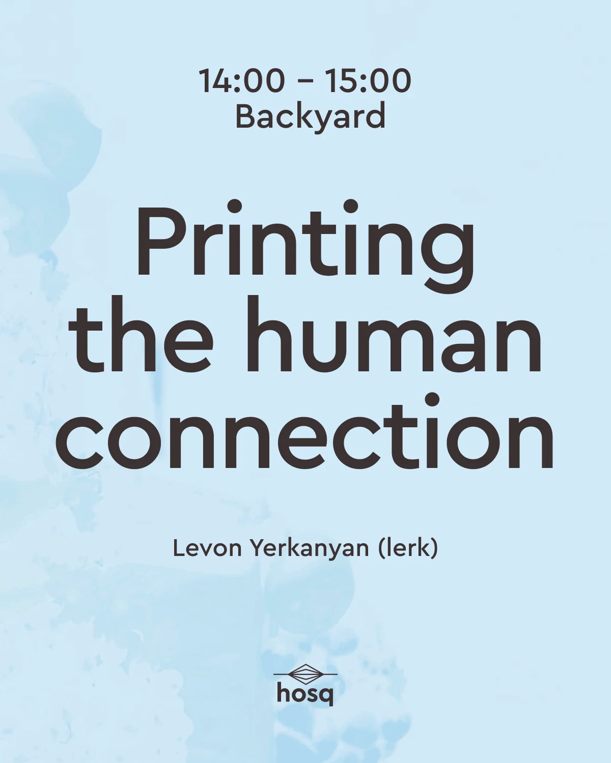 Printing the human connection 