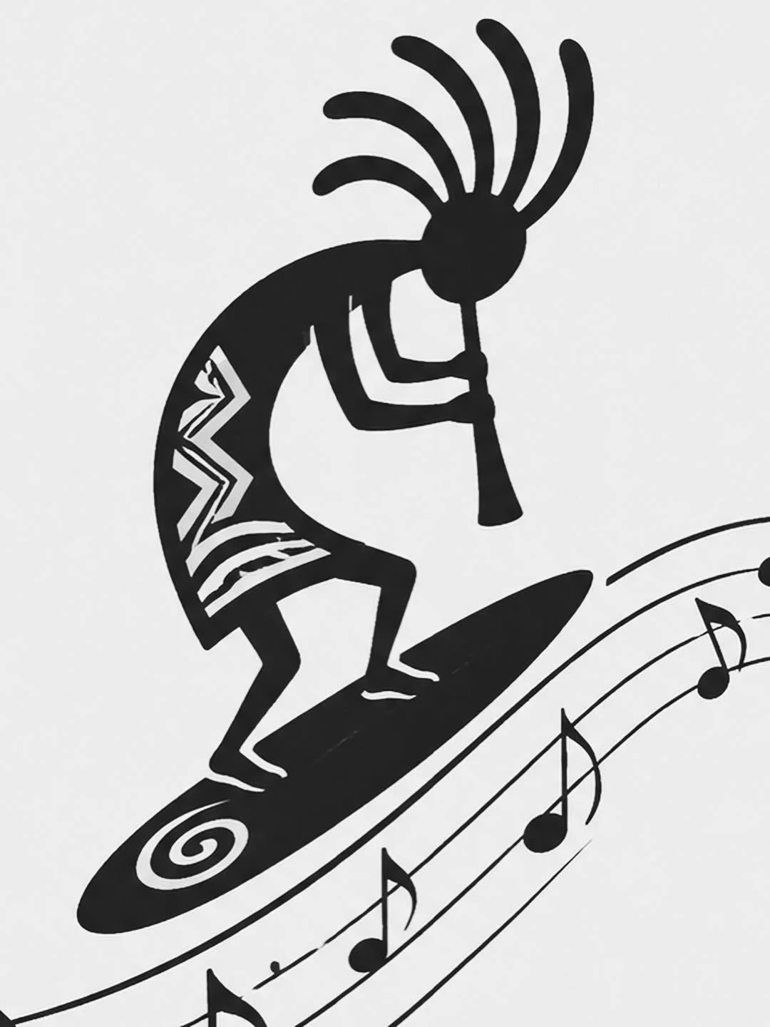 Surfing / Kokopelli