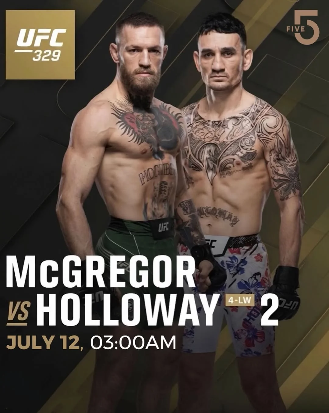 McGregor vs Holloway 2