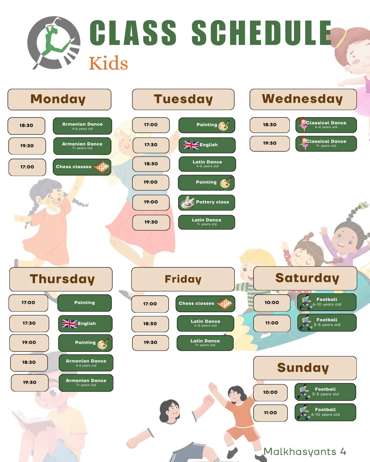Kids Pottery Class