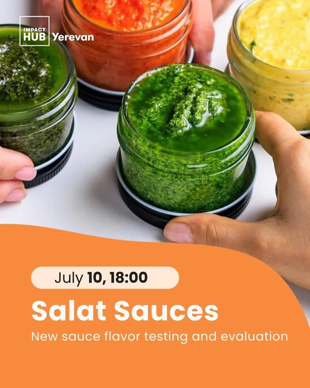 An Evening and Tasting with salat sauces