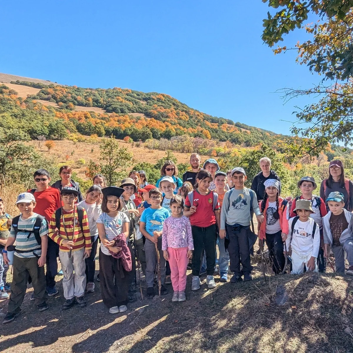 Kids Hike to Mt. Vranasar and Apple Harvest