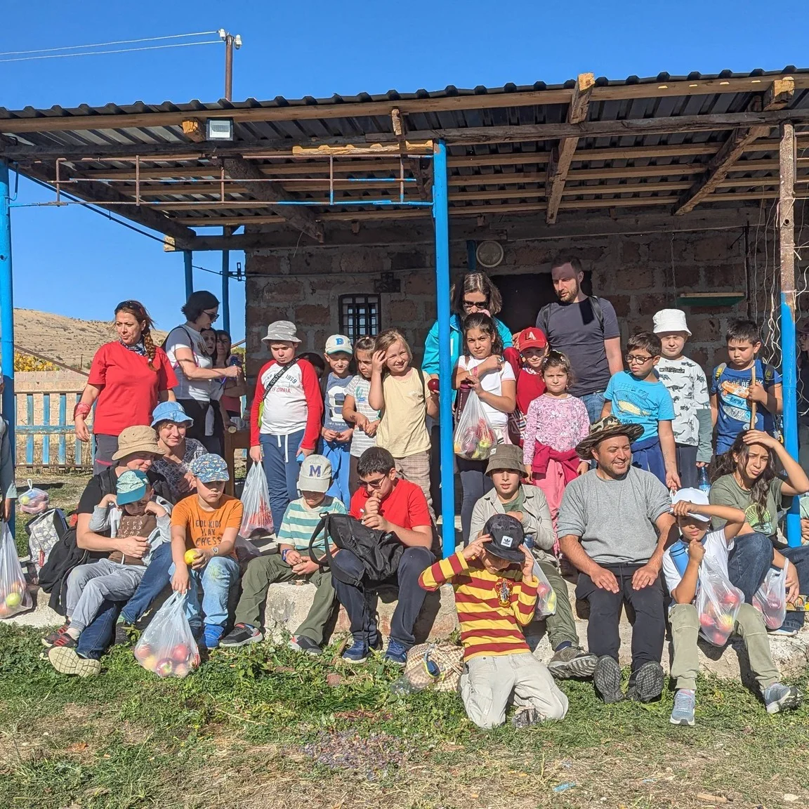 Kids Hike to Mt. Vranasar and Apple Harvest