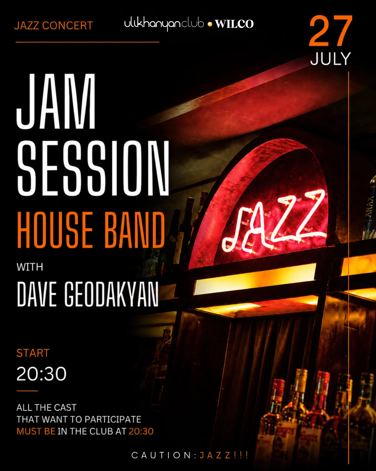 Jam Session Dave Geodakyan-ի հետ