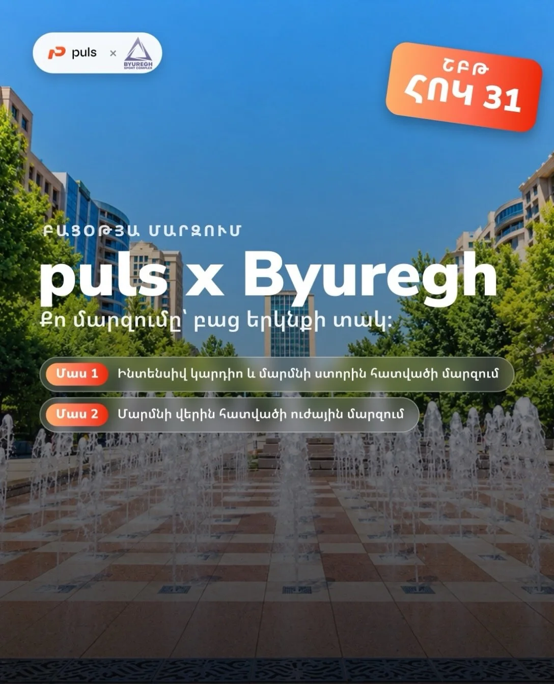 Puls: открытая тренировка