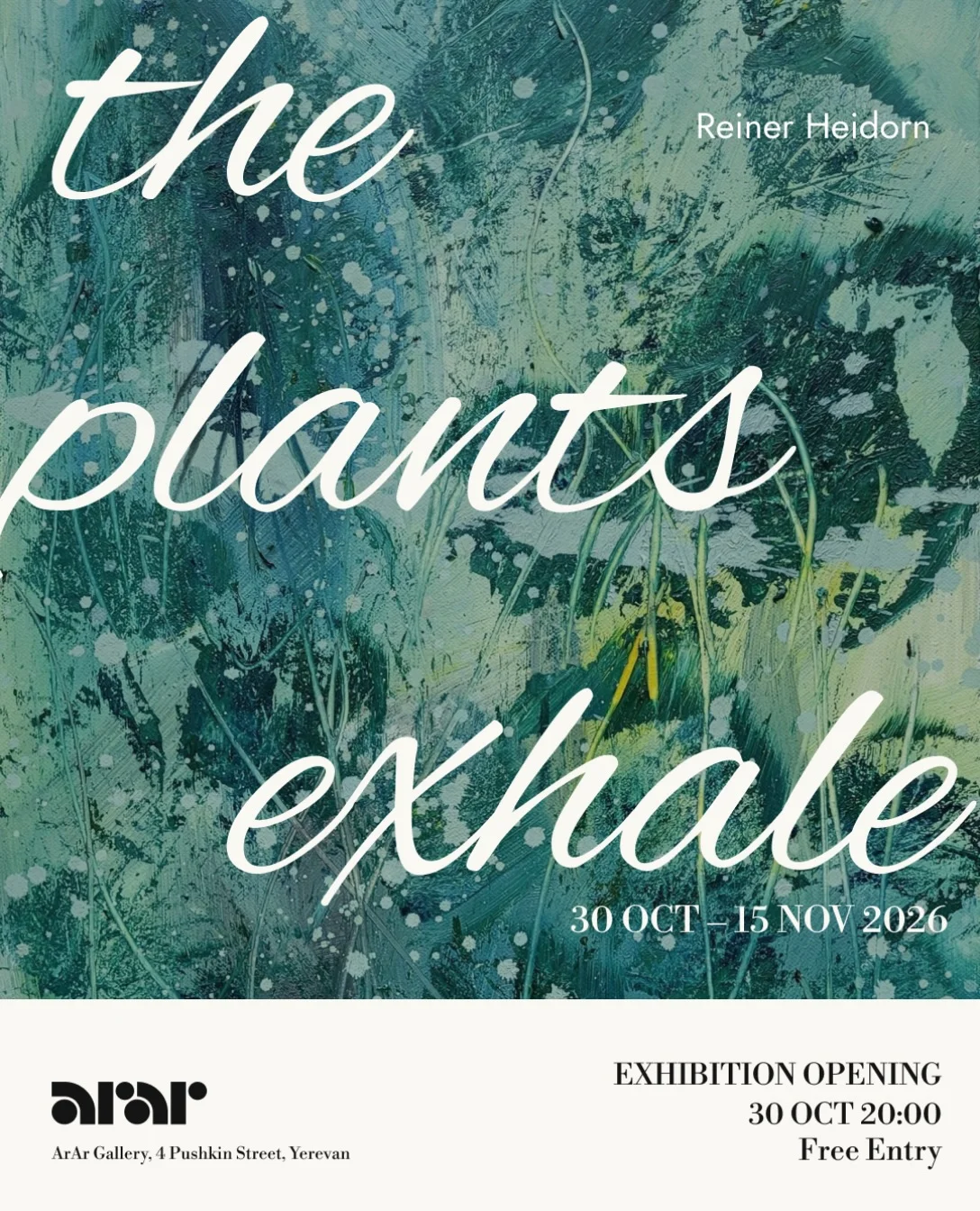 The Plants Exhale: Reiner Heidorn