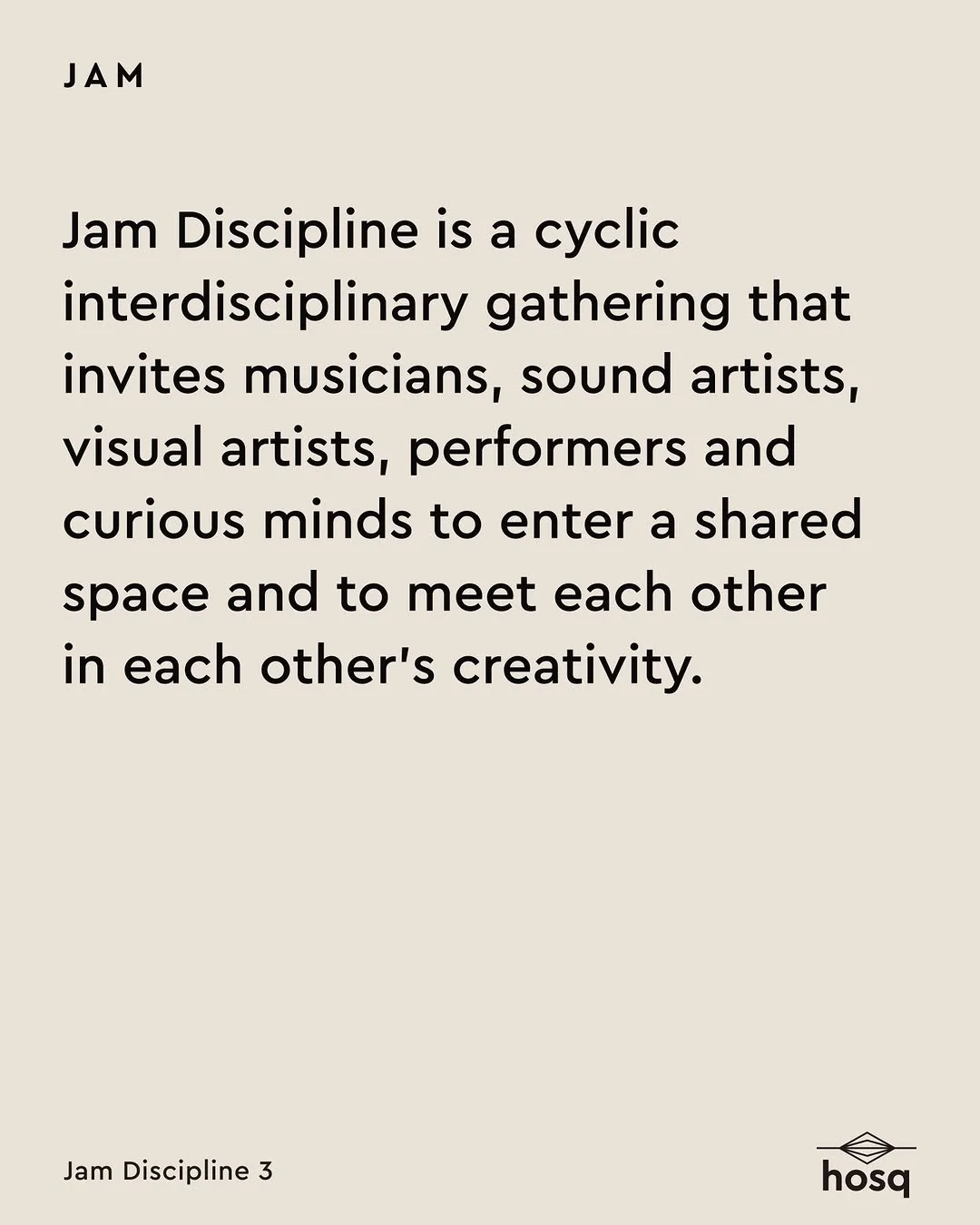 Jam Discipline 3