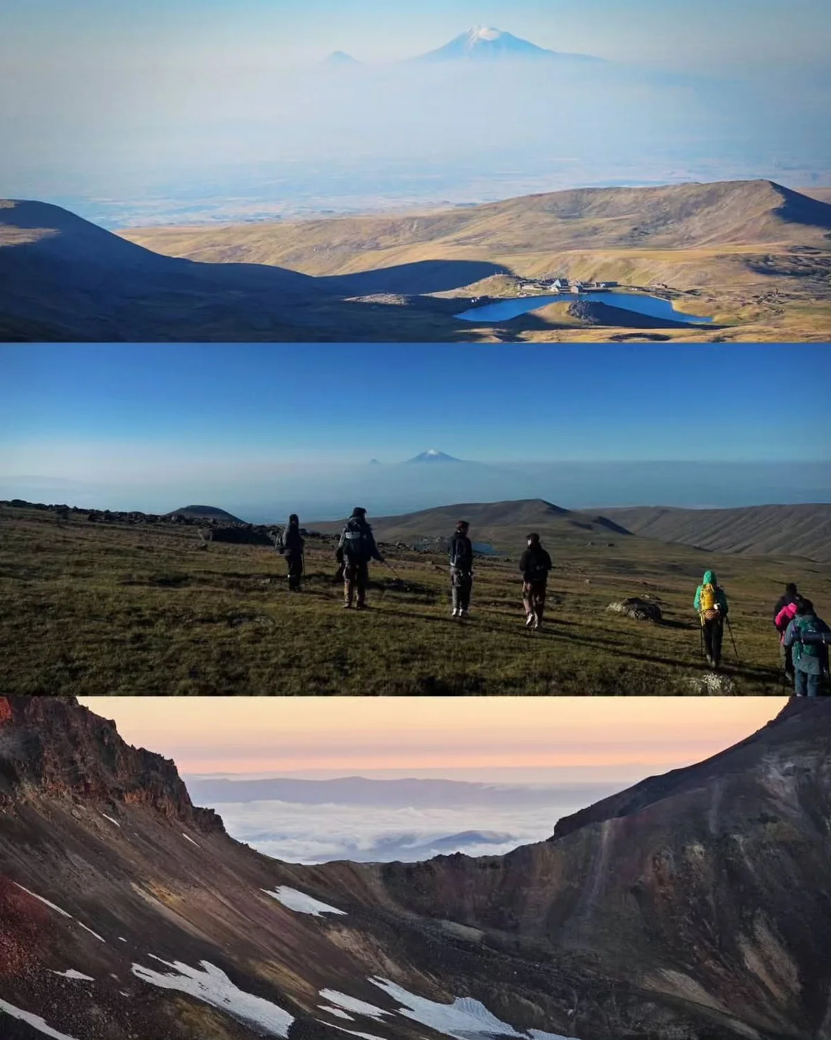 Hiking to the Eastern Peak of Aragats