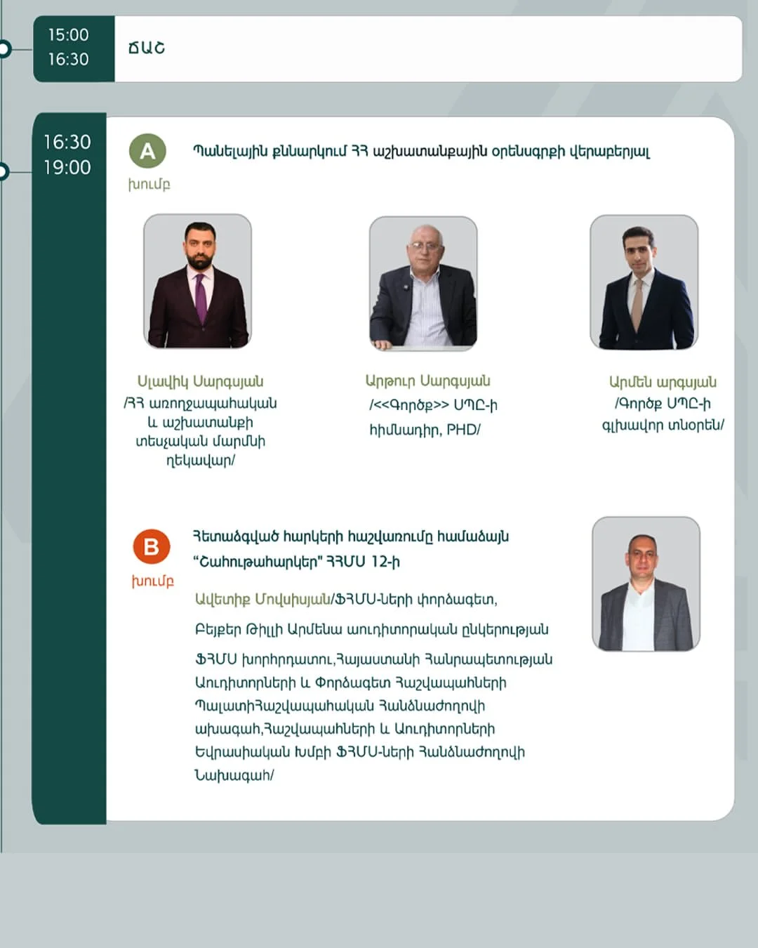 Օրենսդրական փոփոխությունների պարաբոլը