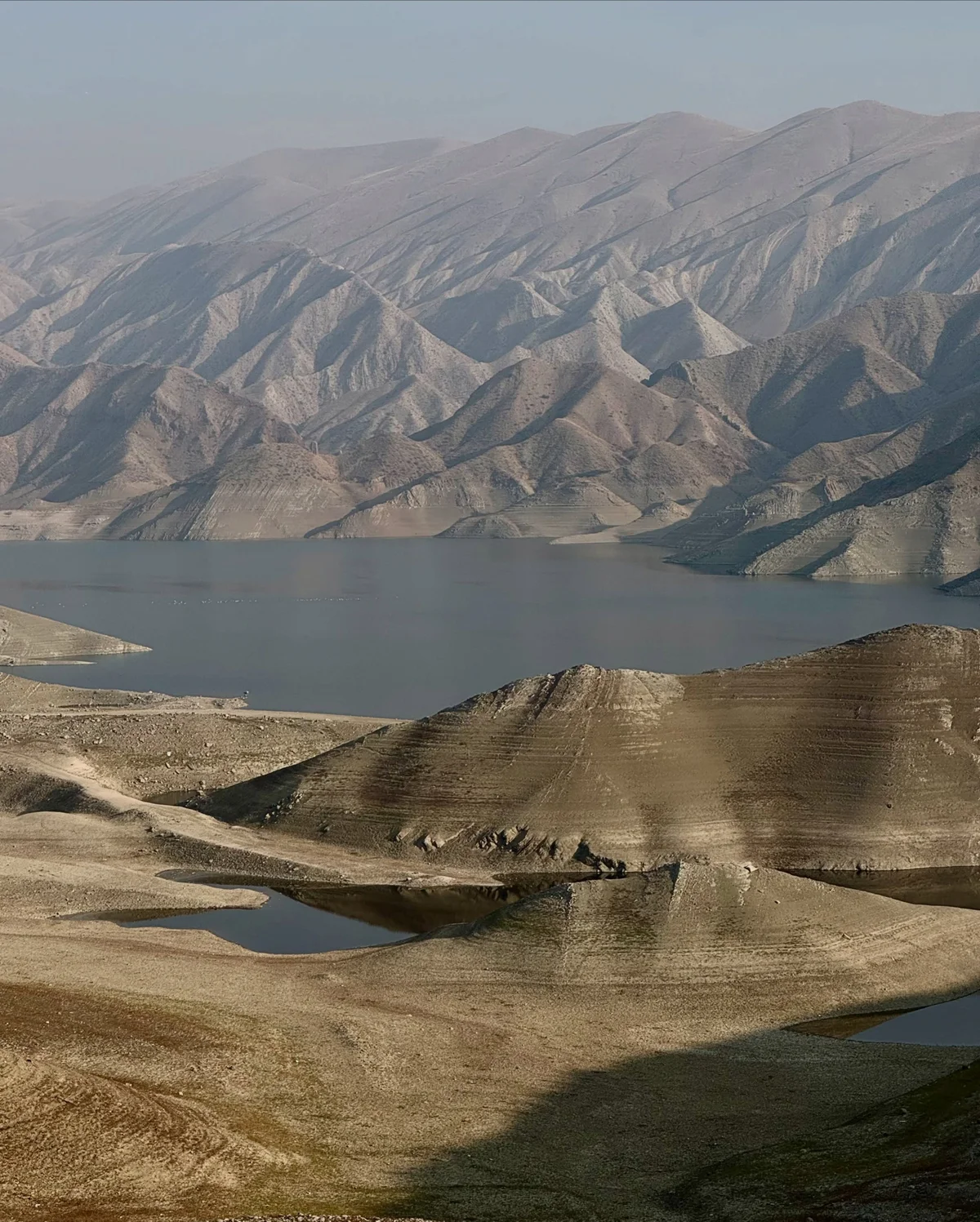 Закат на Азатском водохранилище