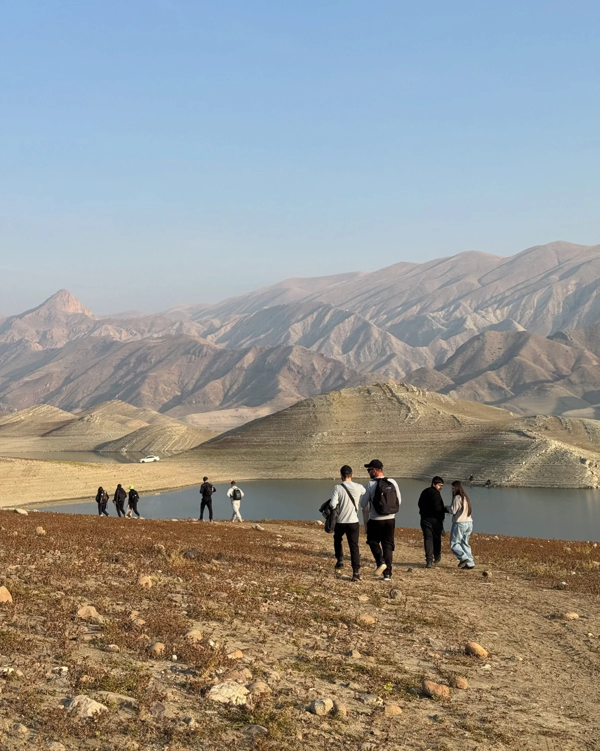 Закат на Азатском водохранилище