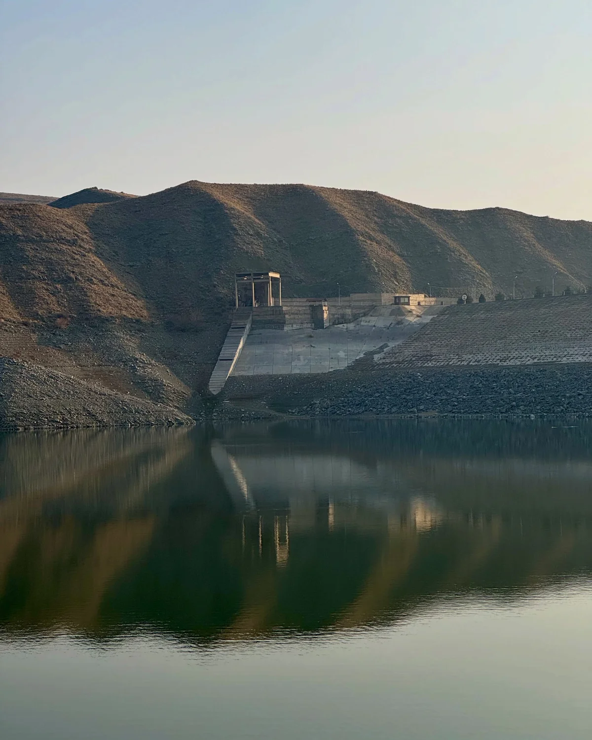 Закат на Азатском водохранилище