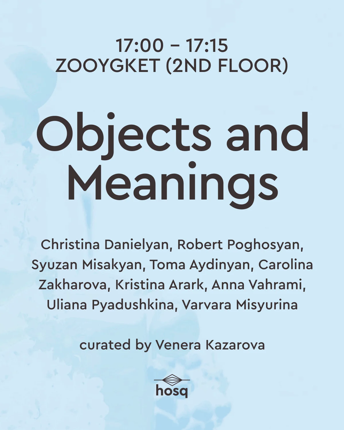 Objects and Meanings | Performance