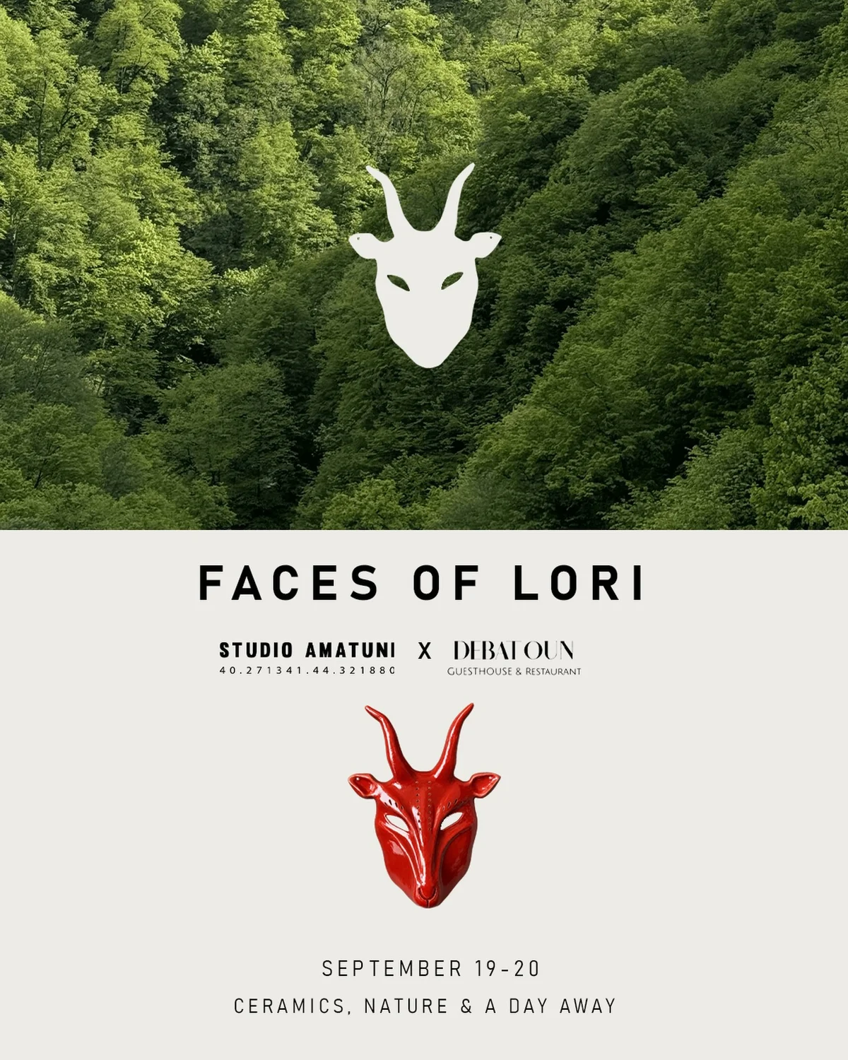Faces of Lori: воркшоп по керамическим маскам