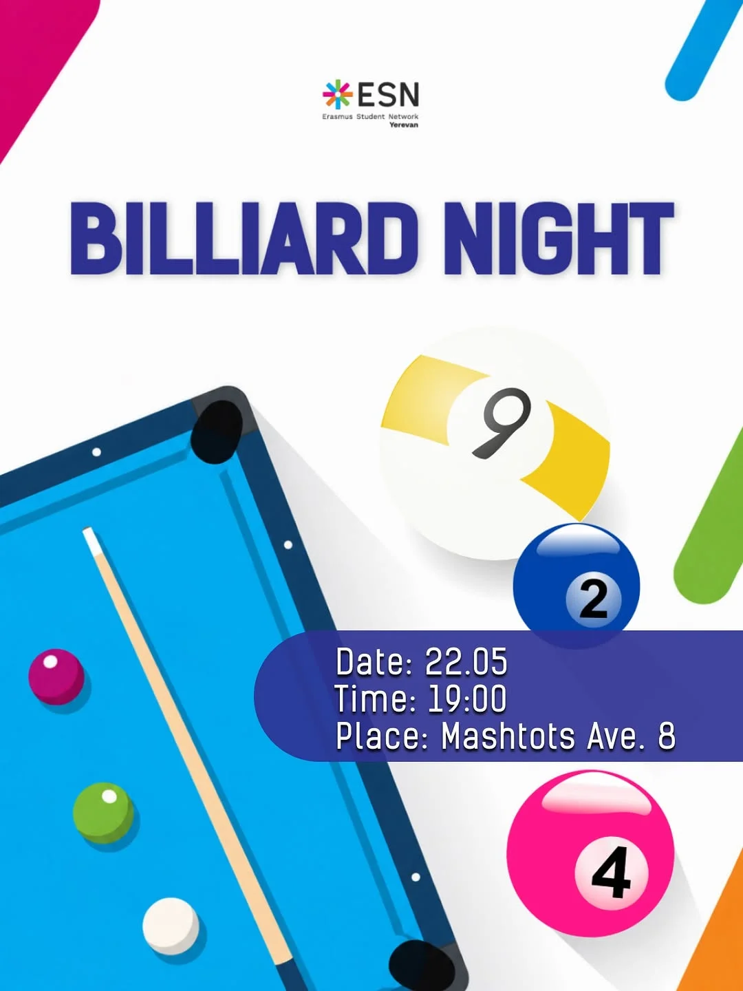ESN Billiards Night