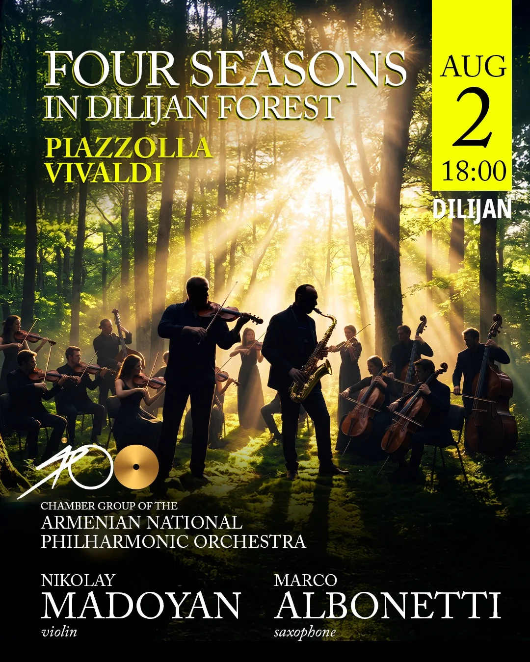 Vivaldi & Piazzolla: Four Seasons in Dilijan Forest