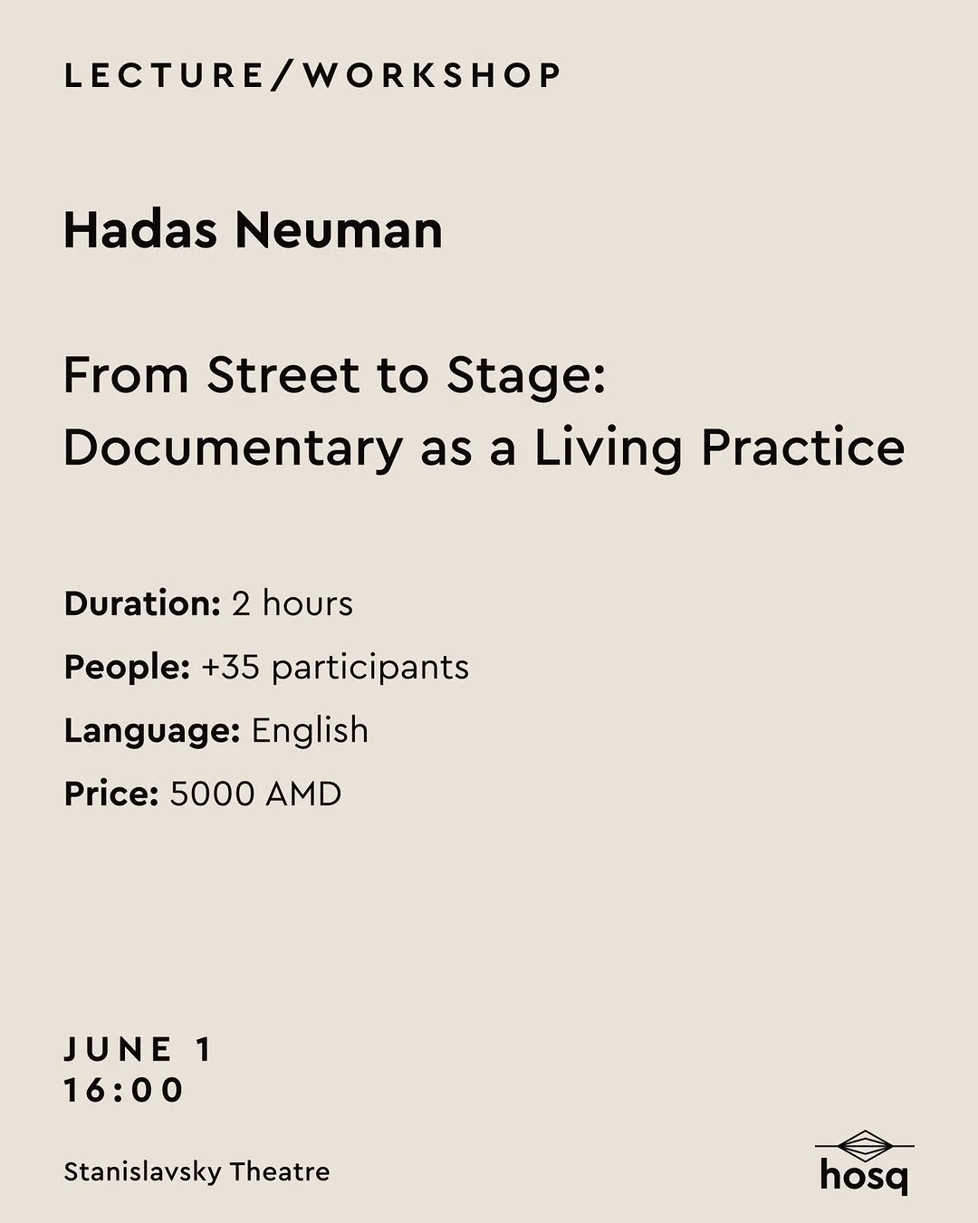 From Street to Stage: Documentary as a Living Practice
