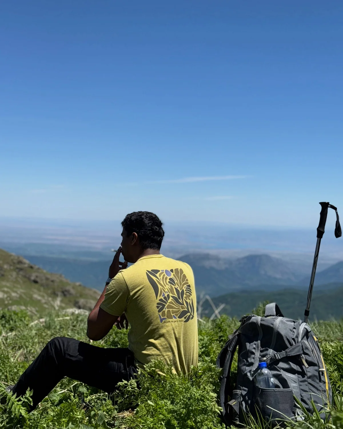 Ascending Mount Khustup