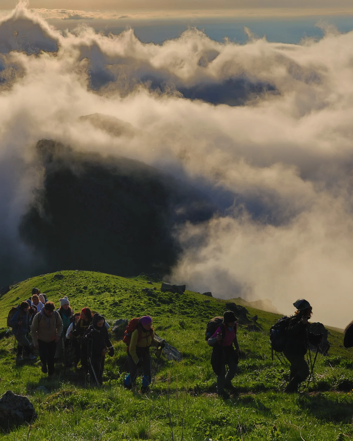 Ascending Mount Khustup