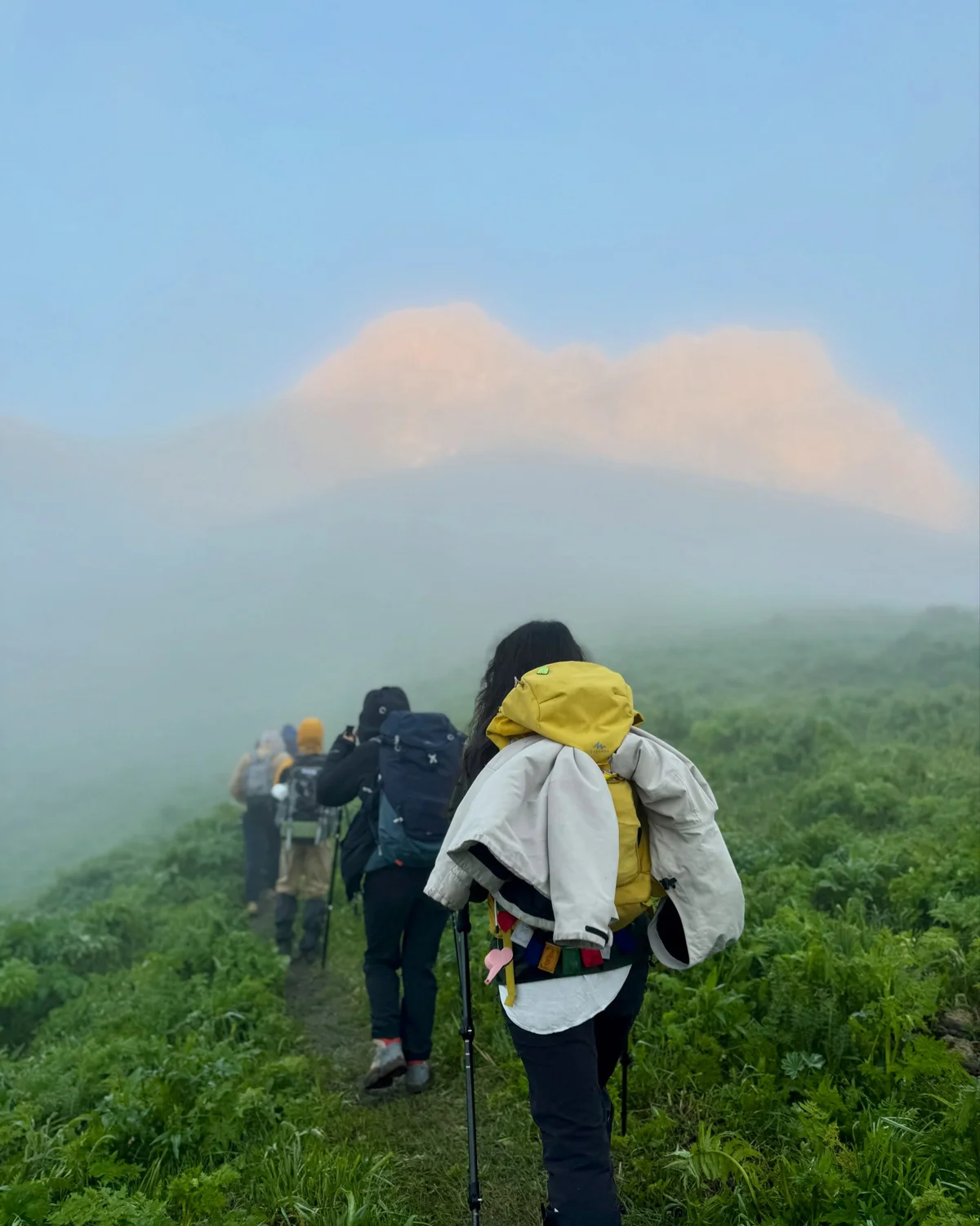 Ascending Mount Khustup