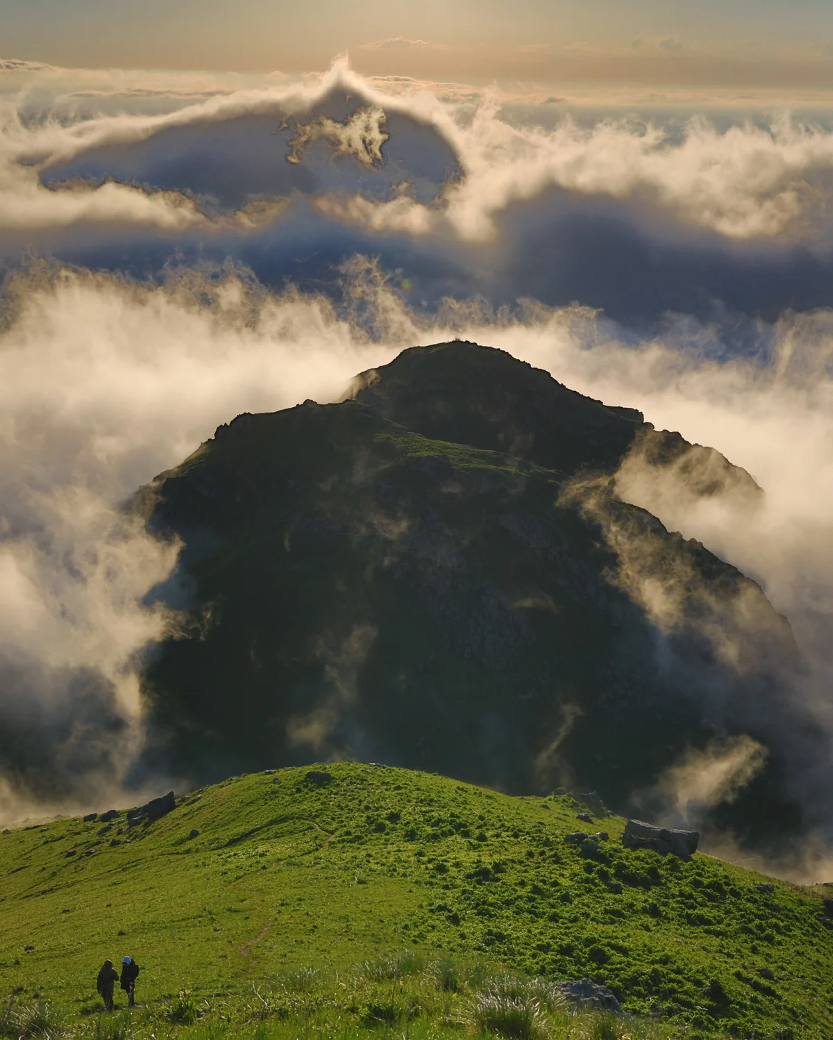 Ascending Mount Khustup