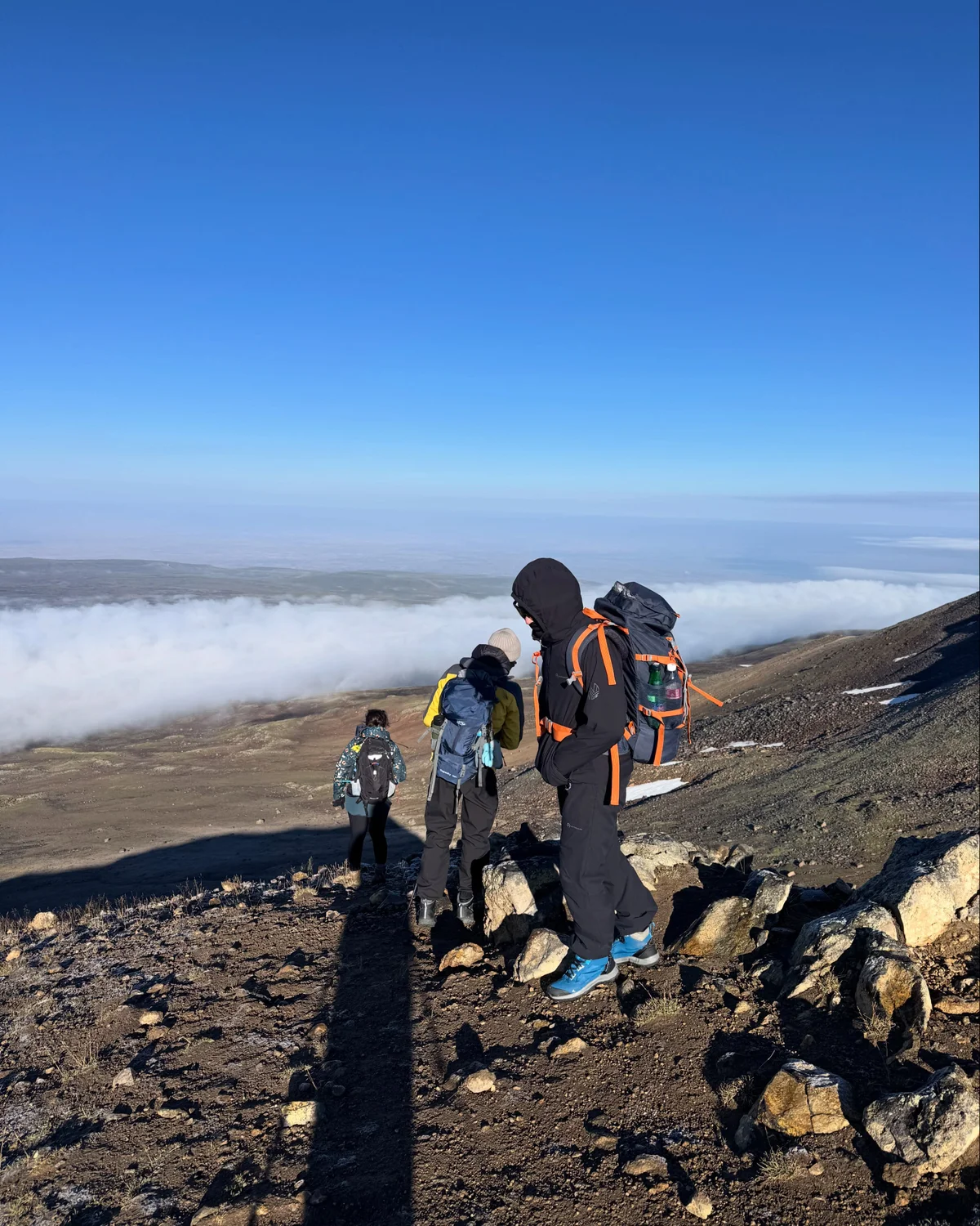 Վերելք Արագածի հարավային գագաթ