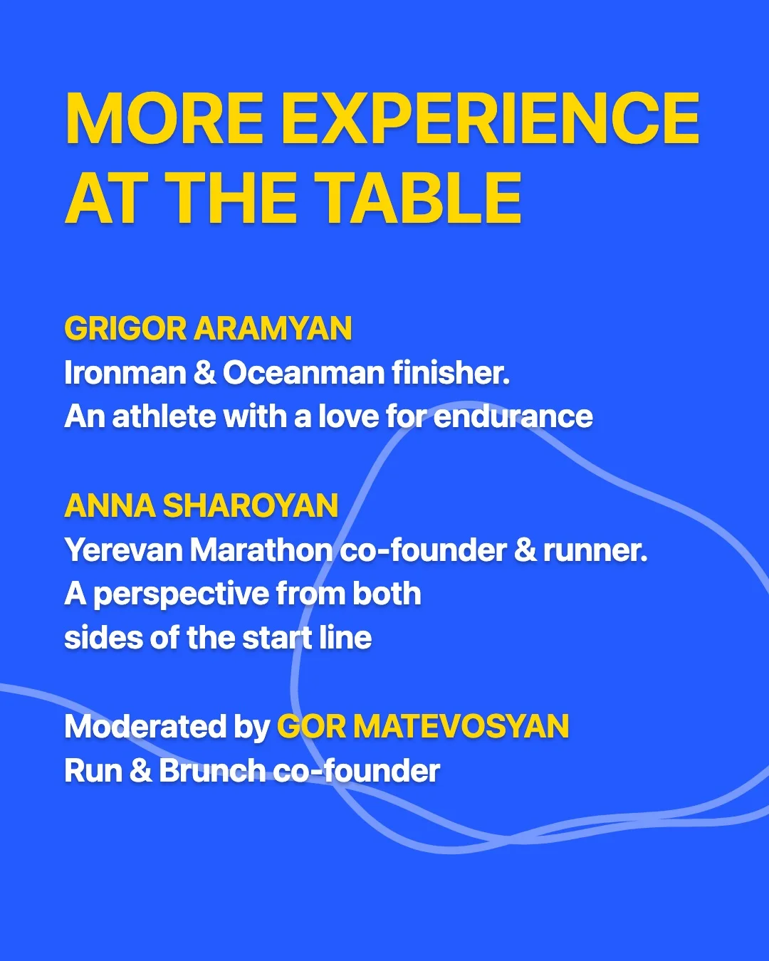 Table Talks #1: How to Prepare for Yerevan Marathon