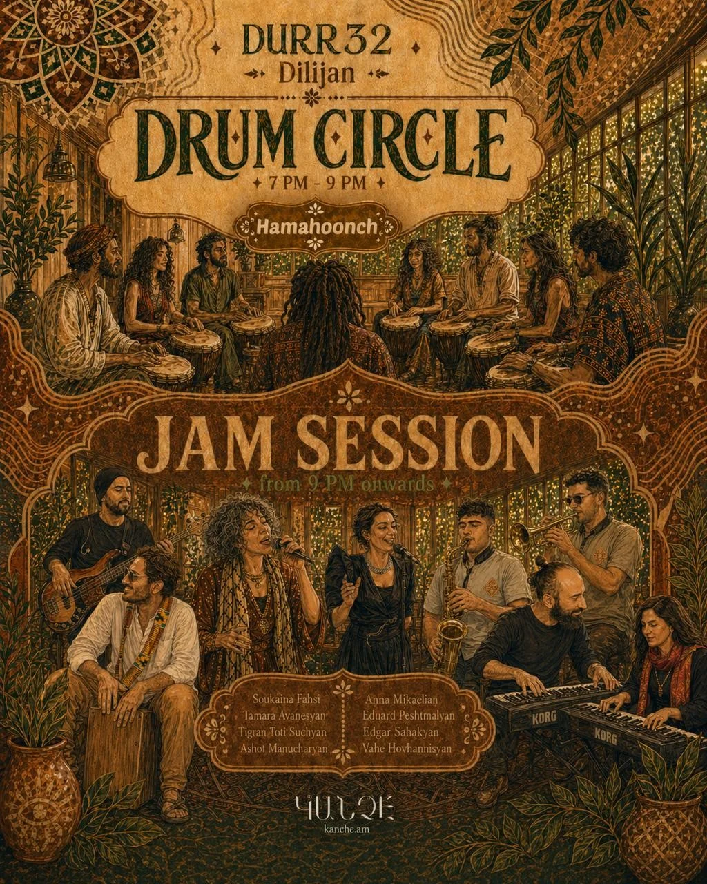 Drum Circle and Jam Session