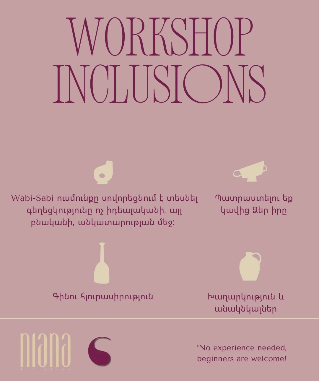 Wabi-Sabi Pottery Workshop