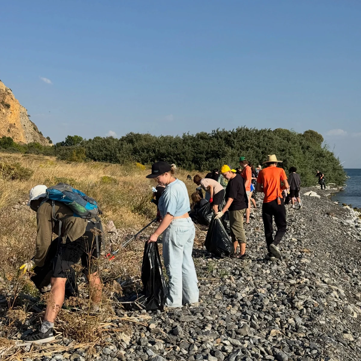 Lake Sevan Shoreline Cleanup and Camping