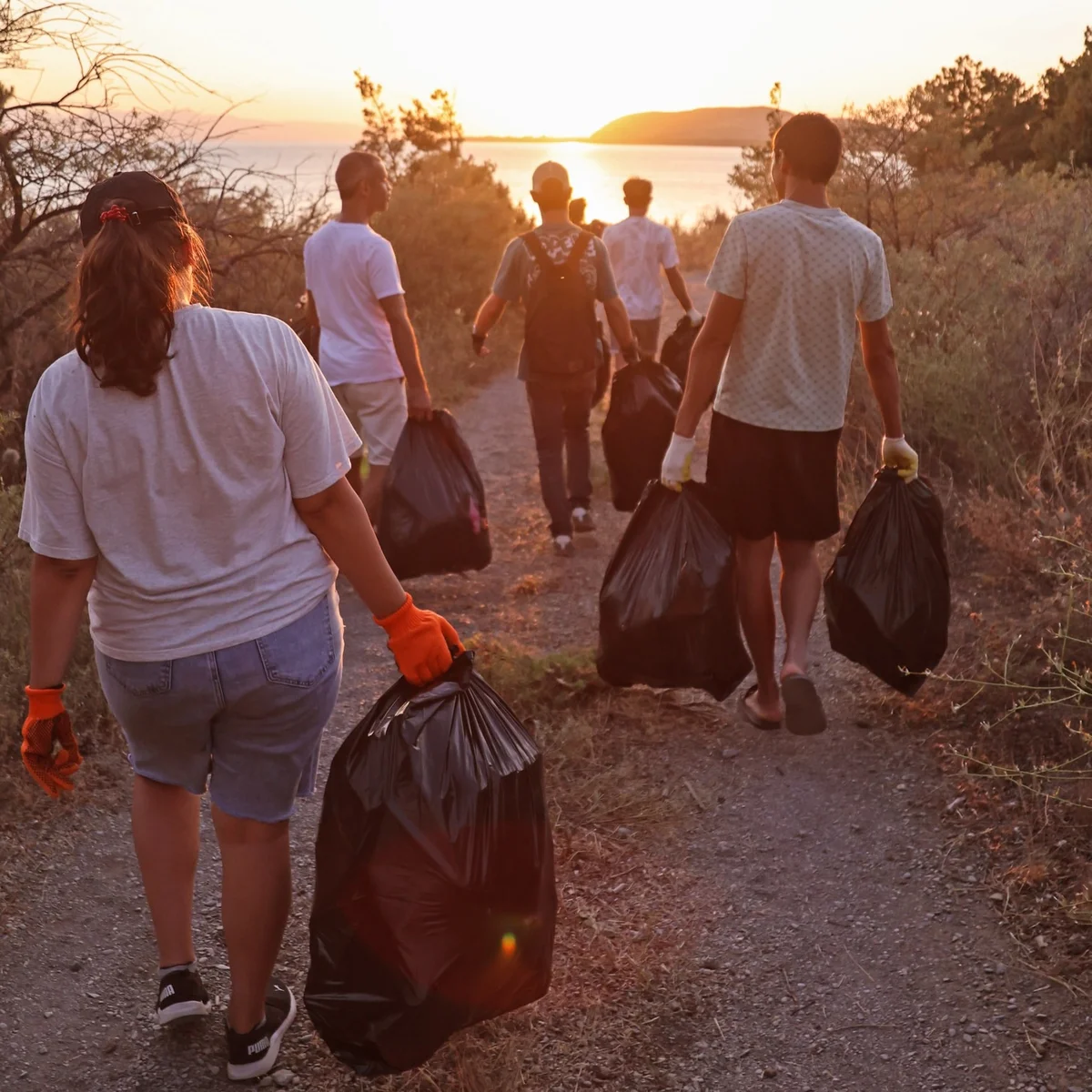 Lake Sevan Shoreline Cleanup and Camping