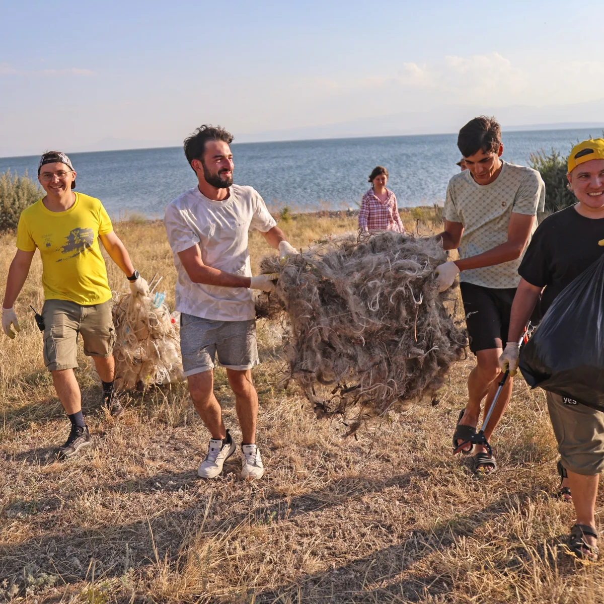 Lake Sevan Shoreline Cleanup and Camping