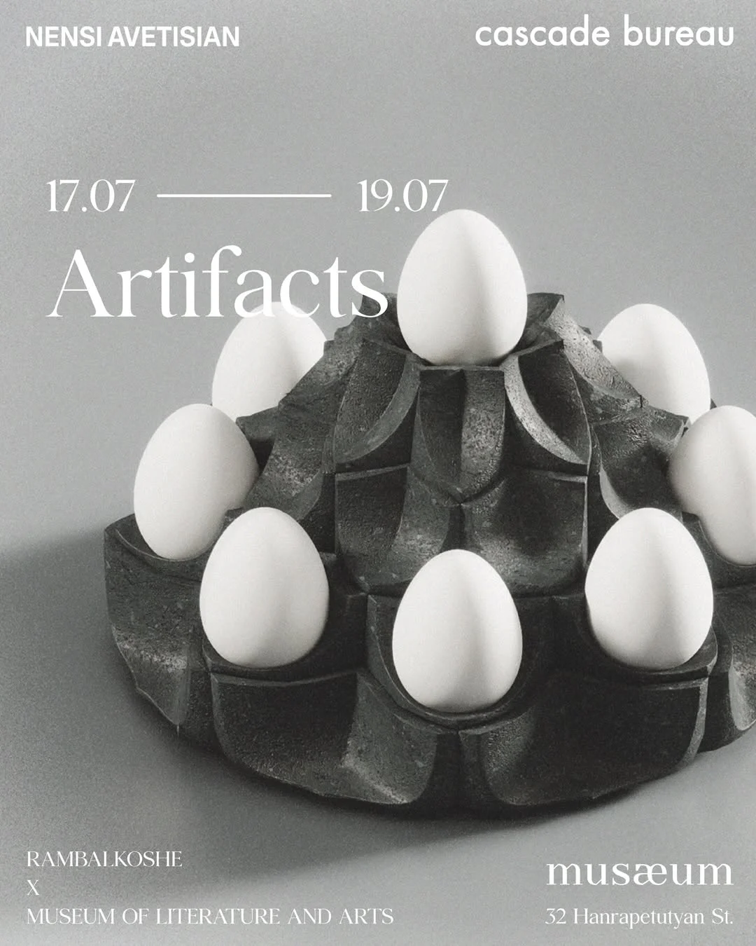 Nensi Avetisian × Cascade Bureau. Artifacts