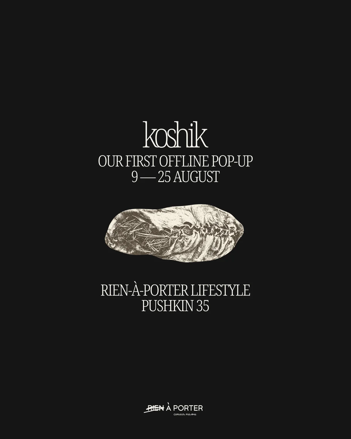 koshik. Pop-up shop