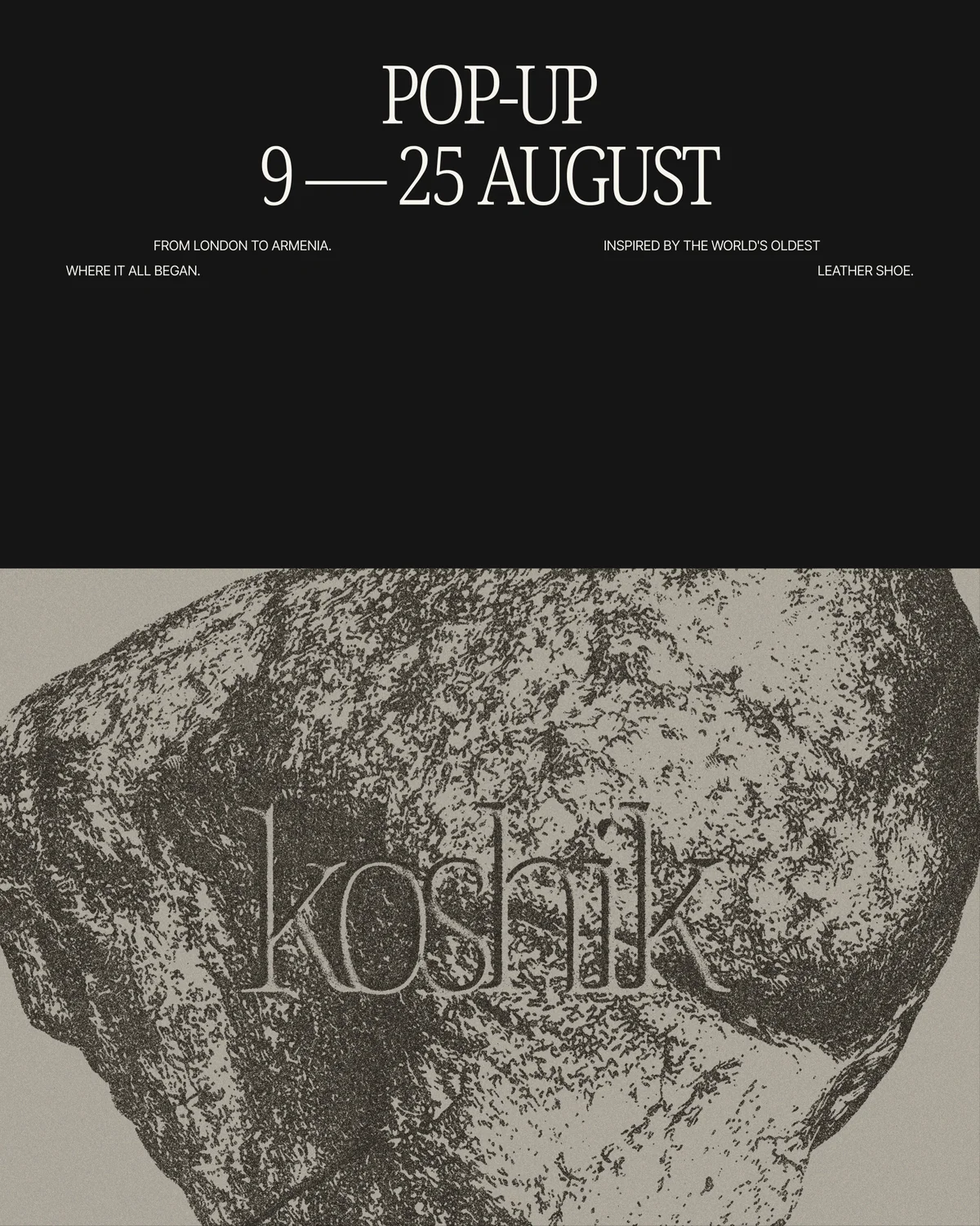 koshik. Pop-up shop