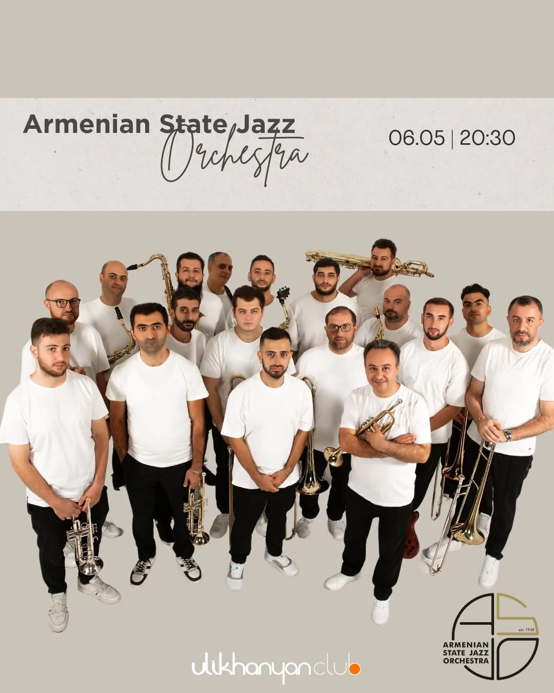 Armenian State Jazz Orchestra в Ulikhanyan Club