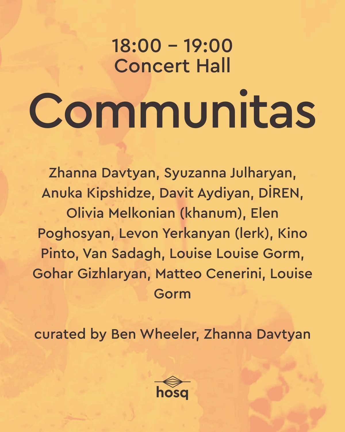Communitas | Concert