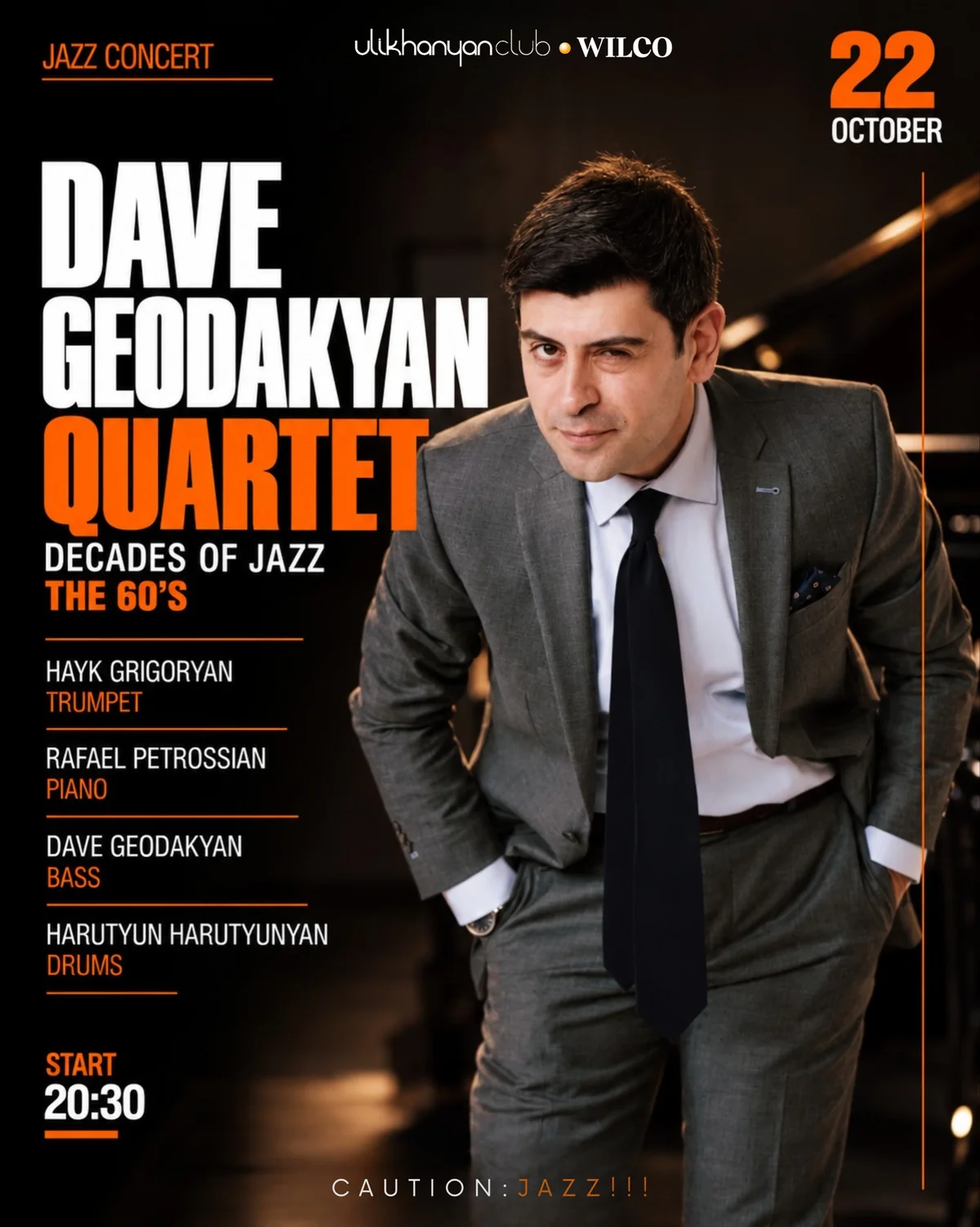 Dave Geodakyan Quartet: Десятилетия джаза — 60-е
