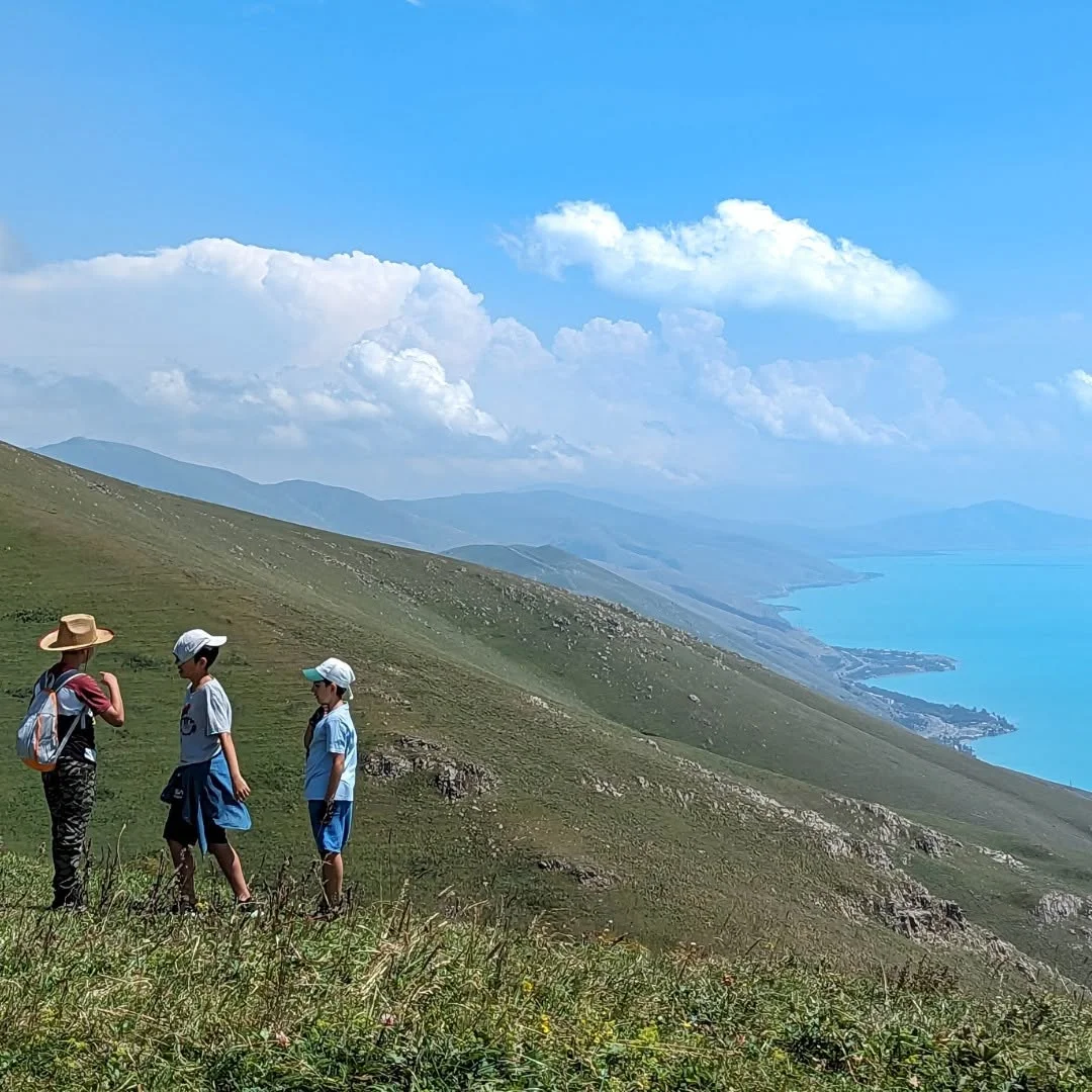 Kids hike to Mt. Eghnasar and Tulip Lake