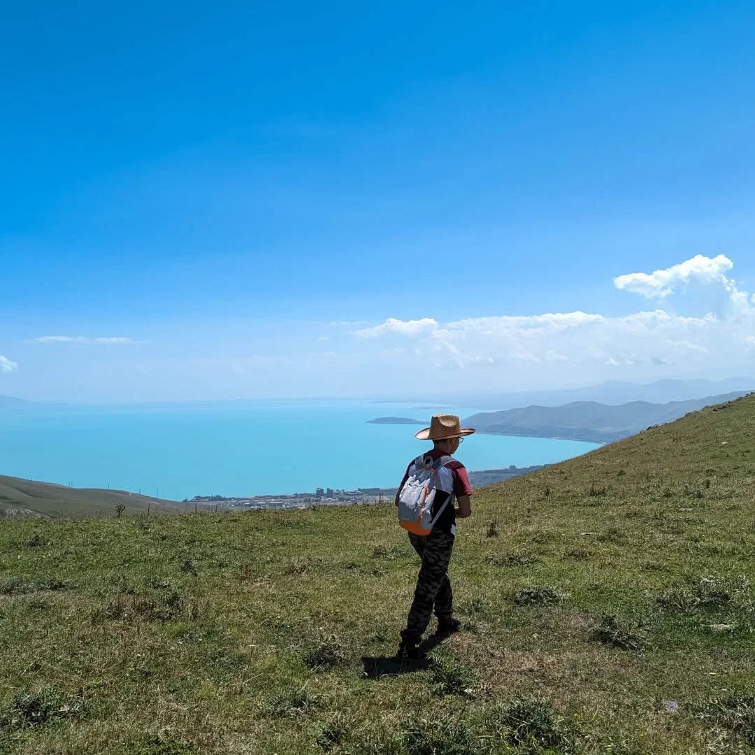 Kids hike to Mt. Eghnasar and Tulip Lake