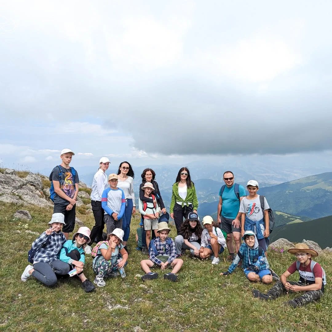 Kids hike to Mt. Eghnasar and Tulip Lake