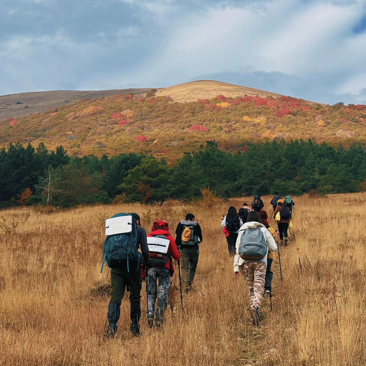 Hiking to Mount Ara