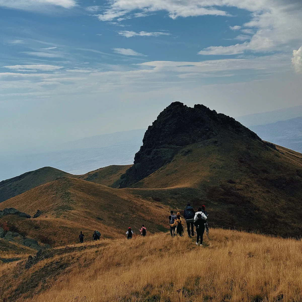 Hiking to Mount Ara